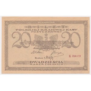 20 mkp 1919 Maj - K - 6 cyfr rozdzielone przecinkiem