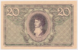 20 mkp 1919 mai - H - 7 figures - papier brillant