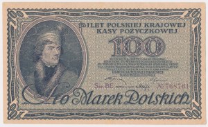 100 mkp 1919 February - Ser.BE - unsigned