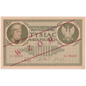 1.000 mkp 1919 Maj - WZÓR - 000000