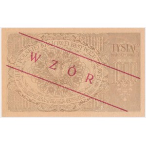 1.000 mkp 1919 Maj - WZÓR - 000000