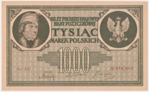 1.000 mkp 1919 mai - Ser.AD - 7 chiffres