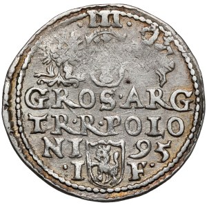 Zygmunt III Waza, Trojak Olkusz 1595 - R•POLO