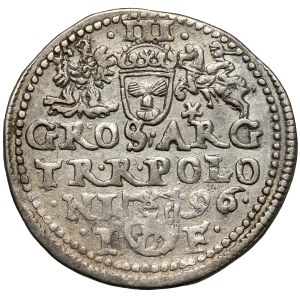 Zygmunt III Waza, Trojak Olkusz 1596 - z gwiazdą