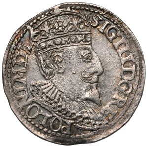 Zygmunt III Waza, Trojak Olkusz 1597 - wczesny - RE