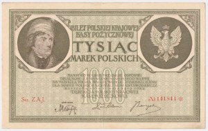 1,000 mkp 1919 May - Ser.ZAJ