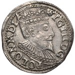 Zygmunt III Waza, Trojak Olkusz 1596 - błąd - brak R[EX]