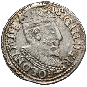 Zygmunt III Waza, Trojak Olkusz 1598 - małe popiersie - POLONI