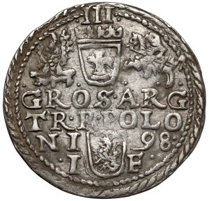 Sigismund III Vasa, Troika Olkusz 1598 - small bust
