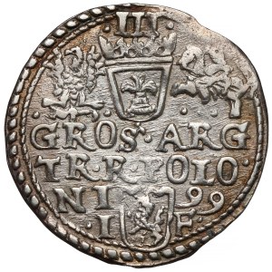 Zygmunt III Waza, Trojak Olkusz 1599 - POLONI