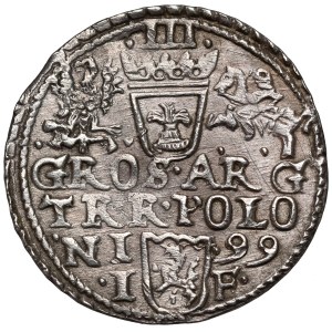 Zygmunt III Waza, Trojak Olkusz 1599 - bez L[ITVANIE]