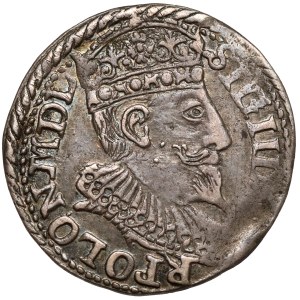 Zygmunt III Waza, Trojak Olkusz 1598 - małe popiersie