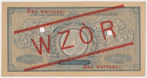 250,000 mkp 1923 - MODEL - Y 012345 / 678900