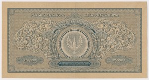 250,000 mkp 1923 - A - wide numbering