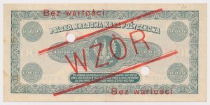 100,000 mkp 1923 - MODEL - A 0012345 / 6789000 - with perforation.
