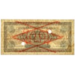 100.000 mkp 1923 - WZÓR - A 0012345 / 6789000 - z perforacją