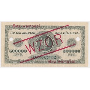 500.000 mkp 1923 - WZÓR - G 1234567 / 8901234