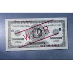 500.000 mkp 1923 - WZÓR - G 1234567 / 8901234