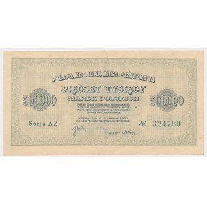 500.000 mkp 1923 - 6 cyfr - AZ
