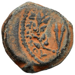 Judaea, Hasmoneusze, Antygon (40-37 p.n.e.) [Mattathias Antigonos] 8 prutot, Jerozolima