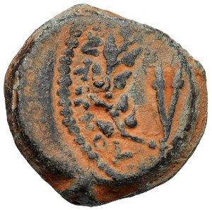 Judaea, Hasmoneans, Antigonus (40-37 BC) [Mattathias Antigonos] 8 prutot, Jerusalem
