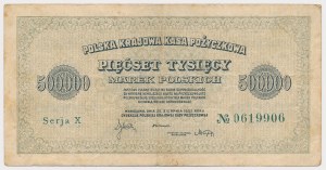 500 000 mkp 1923 - 7 chiffres - X