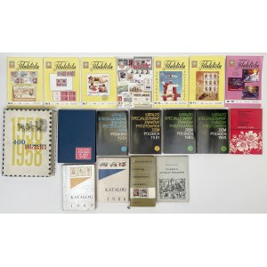 Zestaw literatury filatelistycznej (18szt)