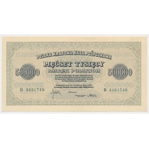500.000 mkp 1923 - 7 cyfr - B