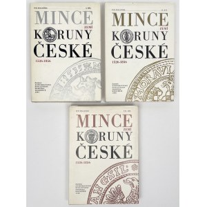 Mince koruny České 1526-1856, Tom 1-3, I. Halačka (3szt)
