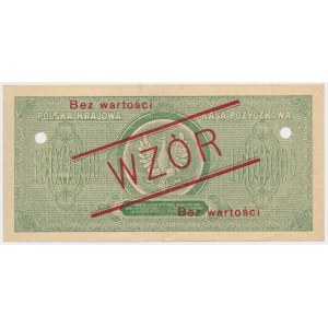 1 mln mkp 1923 - WZÓR - K 12345 / 678900 - z perforacją