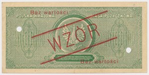 1 million mkp 1923 - MODEL - A 0012345 / 6789000