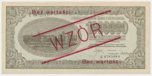 1 million mkp 1923 - MODEL - C 0012345 / 6789000