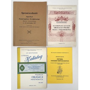 Zestaw literatury banknotowej (4szt)