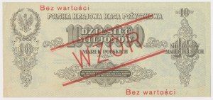10 millions mkp 1923 - MODEL - A 123456 / 789000