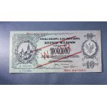 10 mln mkp 1923 - WZÓR - A 123456 / 789000