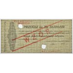Przekaz na 50 mln mkp 1923 - WZÓR - numeracja bieżąca