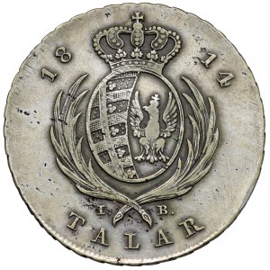 Księstwo Warszawskie, Talar 1814 IB