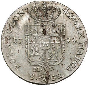 Poniatowski, Double Or 1794 MV - 1/4
