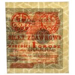1 grosz 1924 - AP - prawa połowa
