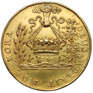 Jan Buchheim, Medal wagi 4 dukatów (XVII w.) - Módl się i pracuj...