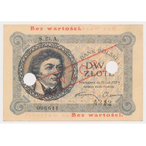 2 złote 1919 - WZÓR - S.23.A.