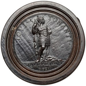 Royaume-Uni, médaille Checker / Brettstein - bombardement des côtes françaises en 1694
