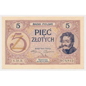 5 złotych 1919 - S.51.B.