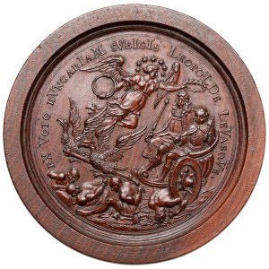 Austria, Medal warcabowy / Brettstein 1688 - zdobycie Stuhlweissenburga przez wojska cesarskie