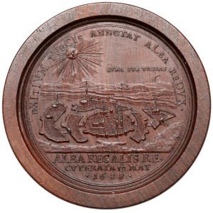Austria, Medal warcabowy / Brettstein 1688 - zdobycie Stuhlweissenburga przez wojska cesarskie