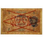 5 złotych 1919 - WZÓR - S.80.A.