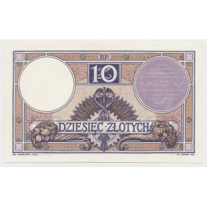 10 złotych 1919 - S.3.A. - fioletowa klauzula