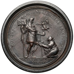 Austria, Medal warcabowy / Brettstein 1690 - zdobycie Kaniszy