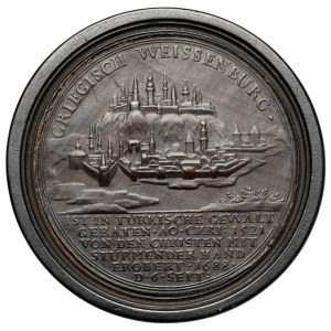 Austria, Medal warcabowy / Brettstein 1690 - zdobycie Kaniszy