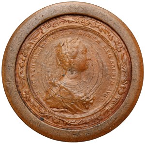 Austria, checkers medal / Brettstein - Maria Teresa / Prague